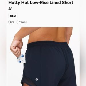 lululemon hotty hot shorts